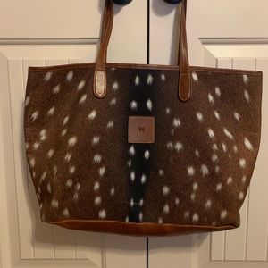 Barrington tote/diaper bag axis print